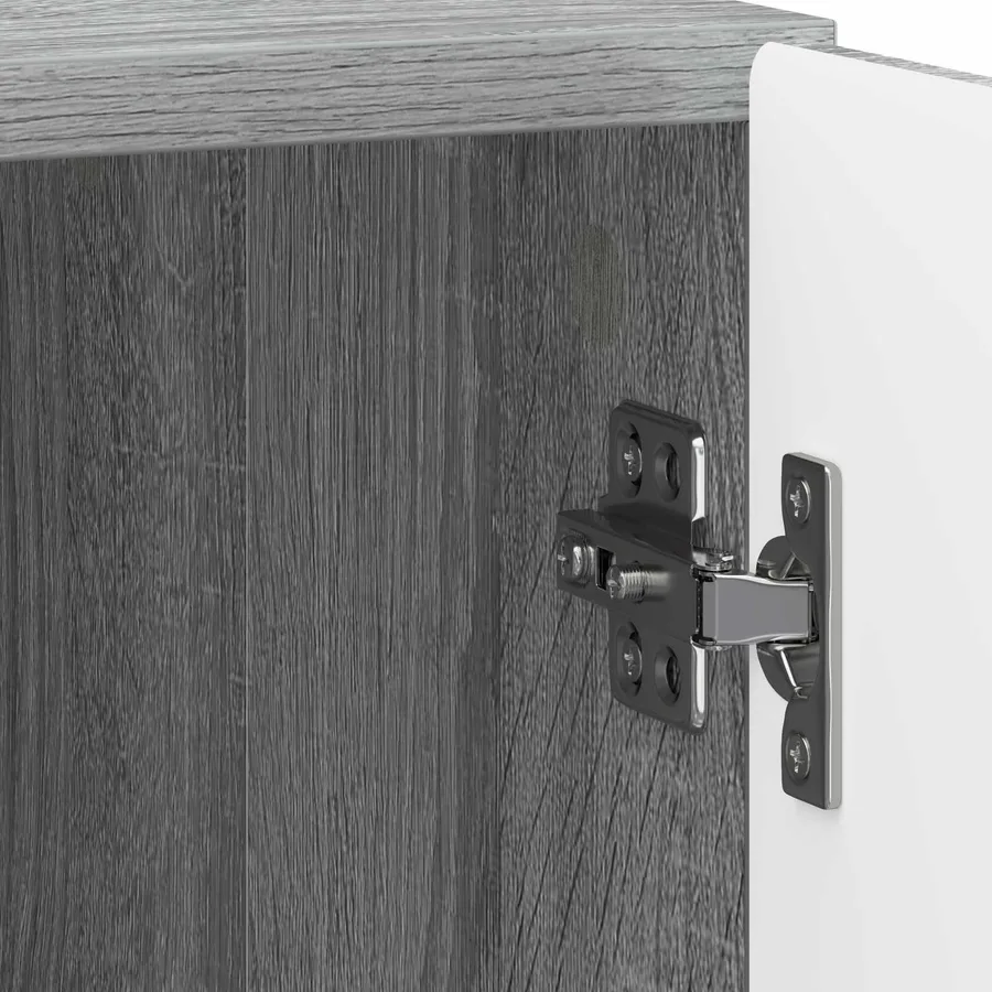 Cabinet de chevet 2 pcs Sonoma gris 43 x 34,5 x 50 cm - 11