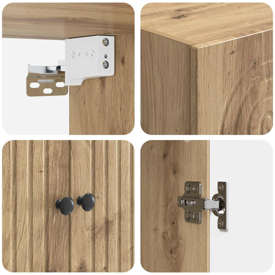 Armoire Murale 59 x 31 x 60 cm Bois d'ingénierie - 7