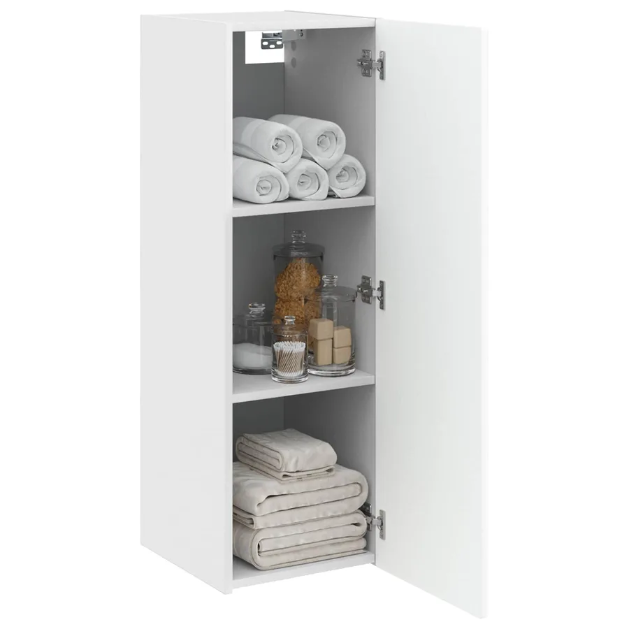 Cabinet de Salle de Bain Mural Blanc 33 x 34,5 x 100 cm - 3