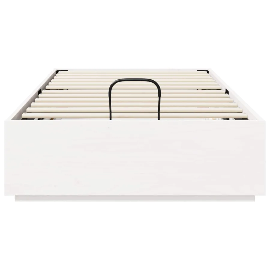 Cadre de lit ottoman avec rangement Blanc 80 x 200 cm - 7