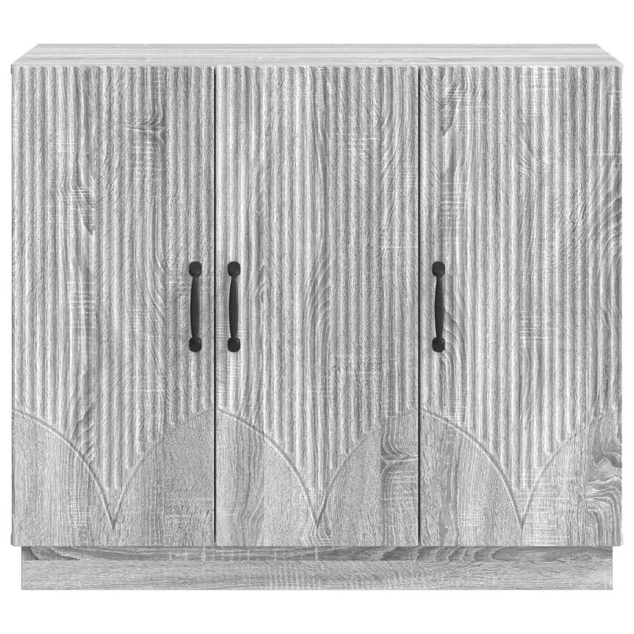 Buffet Sonoma gris 89 x 34,5 x 77 cm Bois d'ingénierie - 6