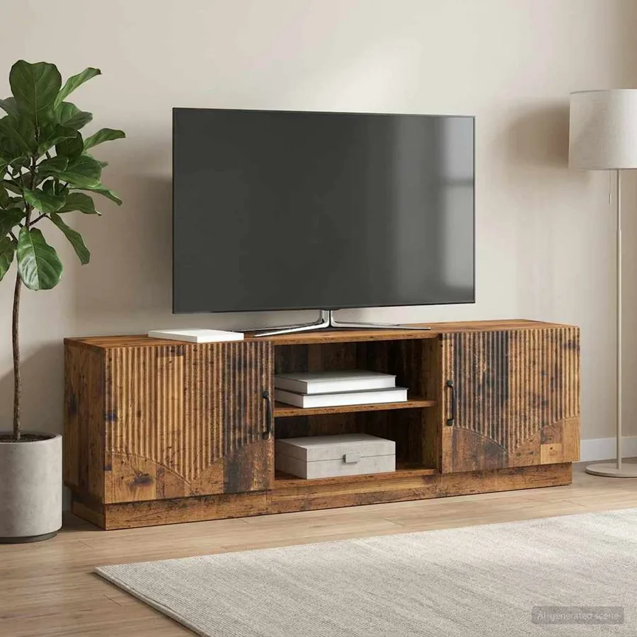 Meuble TV Bois ancien 150 x 31 x 47 cm Bois d'ingénierie - 4