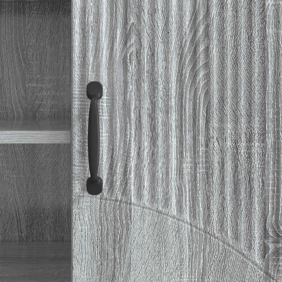 Meuble TV Sonoma gris 150 x 31 x 47 cm Bois d'ingénierie - 8