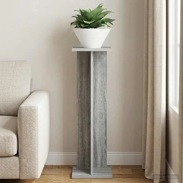 Support de Plante Gris Sonoma 25 x 25,5 x 80,5 cm