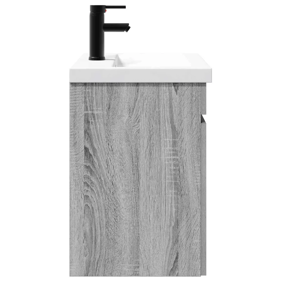 Meuble de salle de bain avec robinet Sonoma gris - 6