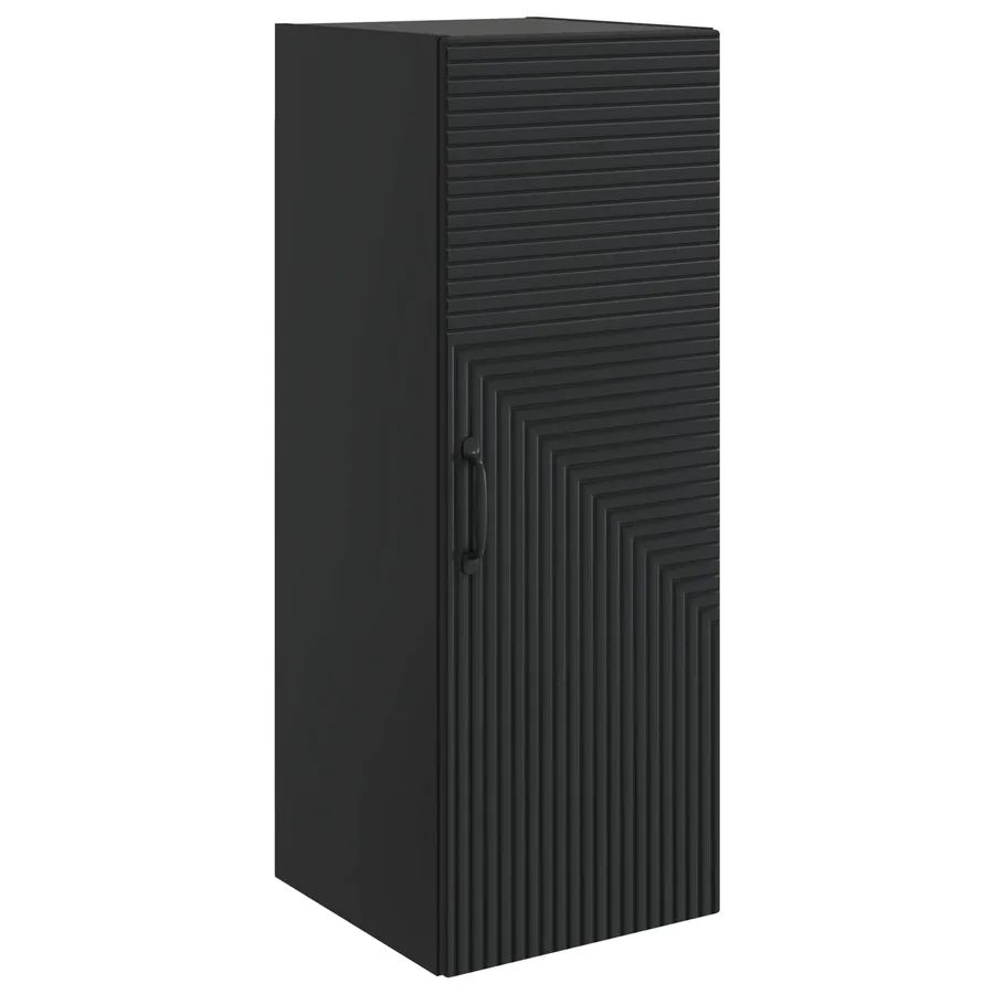 Armoire Murale Noir 33 x 34,5 x 90 cm Bois d'ingénierie - 2