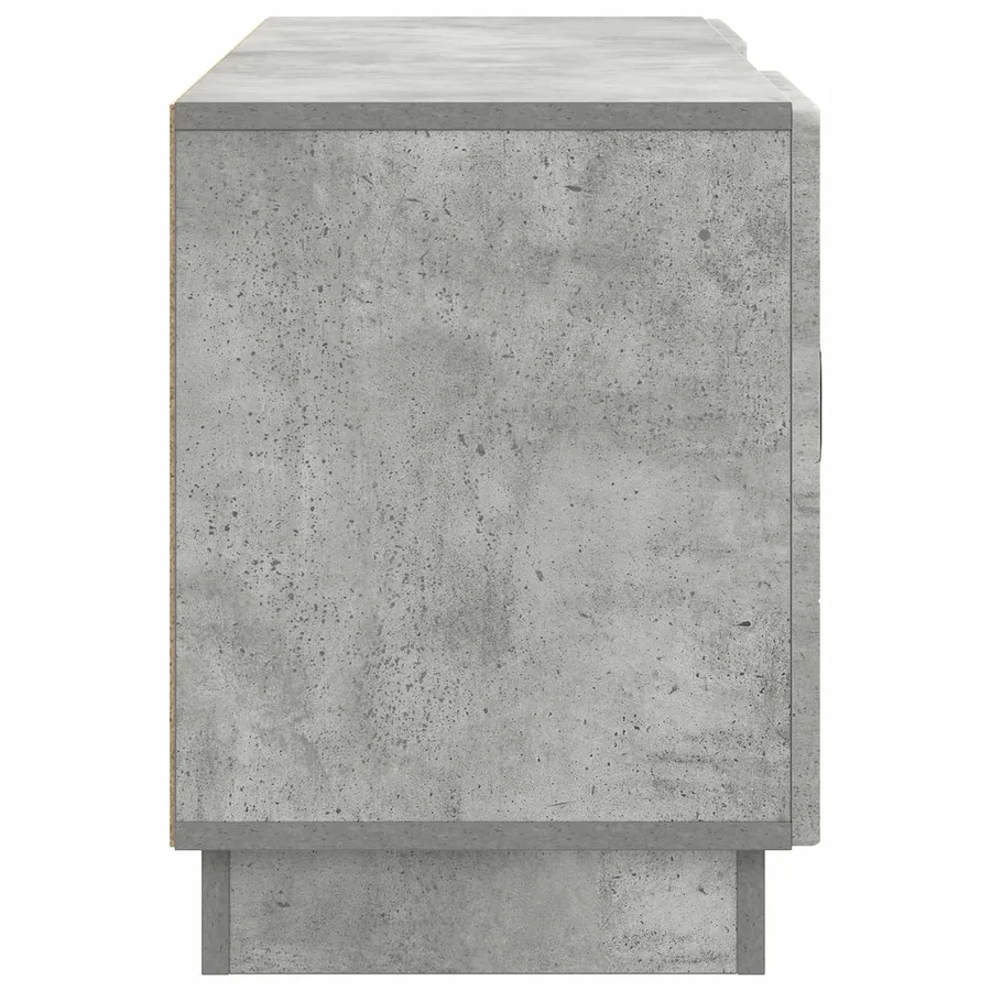 Meuble TV Gris béton 102 x 34,5 x 47 cm Bois d'ingénierie - 7