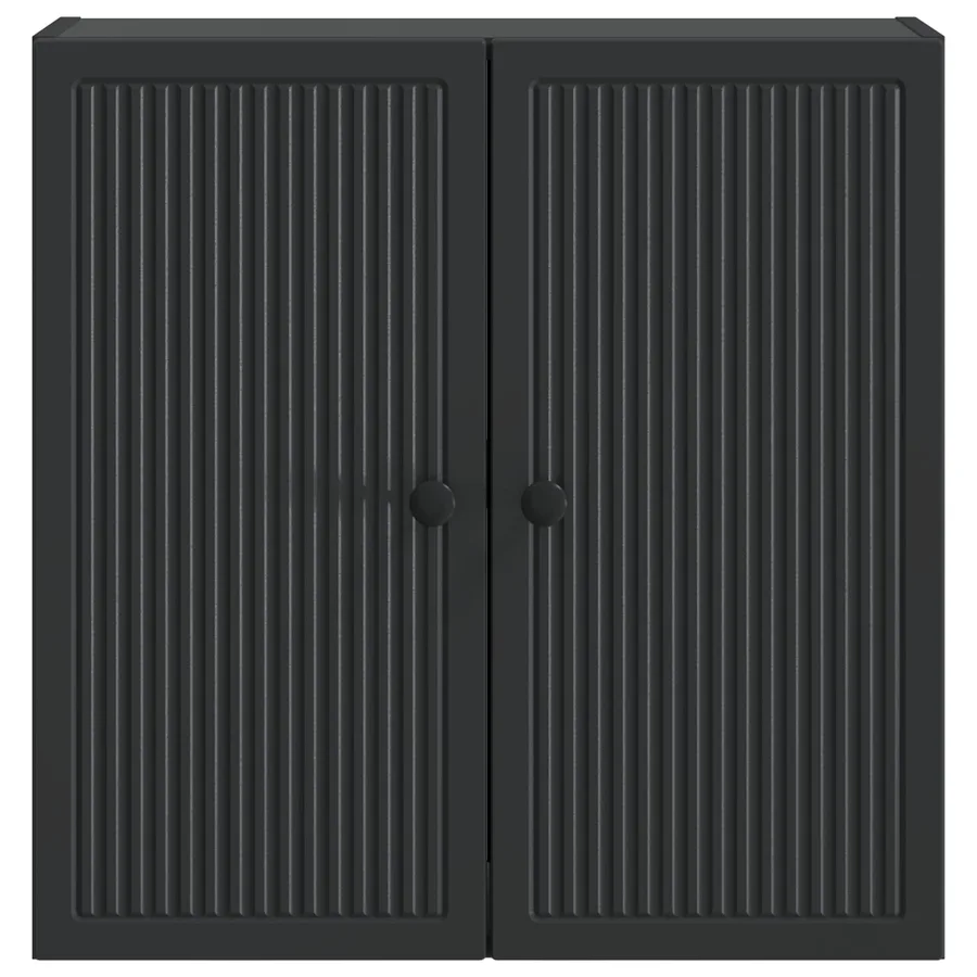 Armoire Murale Noir 59 x 31 x 60 cm Bois d'ingénierie - 4