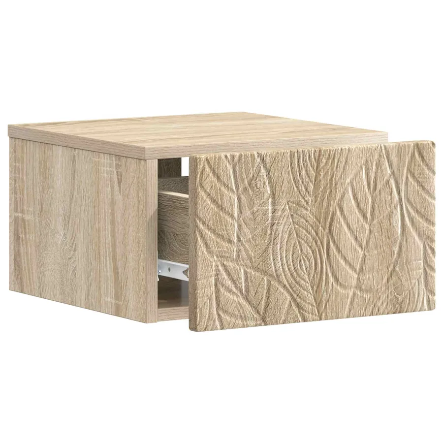 Table d'appoint murale 2 pcs Chêne Sonoma 34,5 x 33 x 20 cm - 5