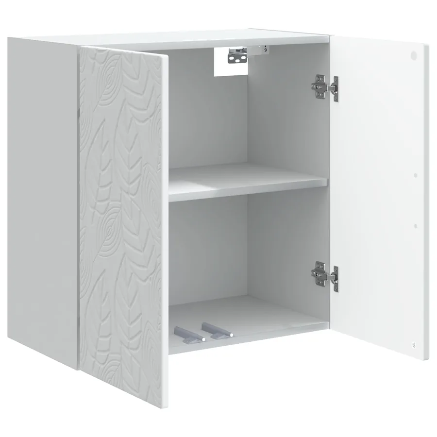 Armoire Murale Blanc 59 x 31 x 60 cm Bois d'ingénierie - 3
