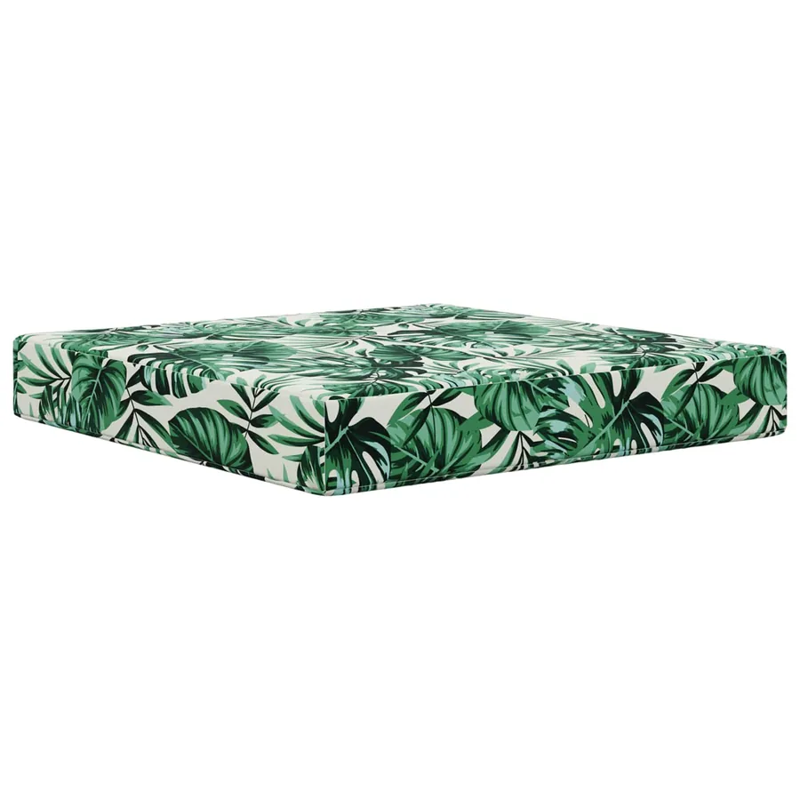 Coussin de canapé d'extérieur 3 pcs Motif feuille Polyester - 4