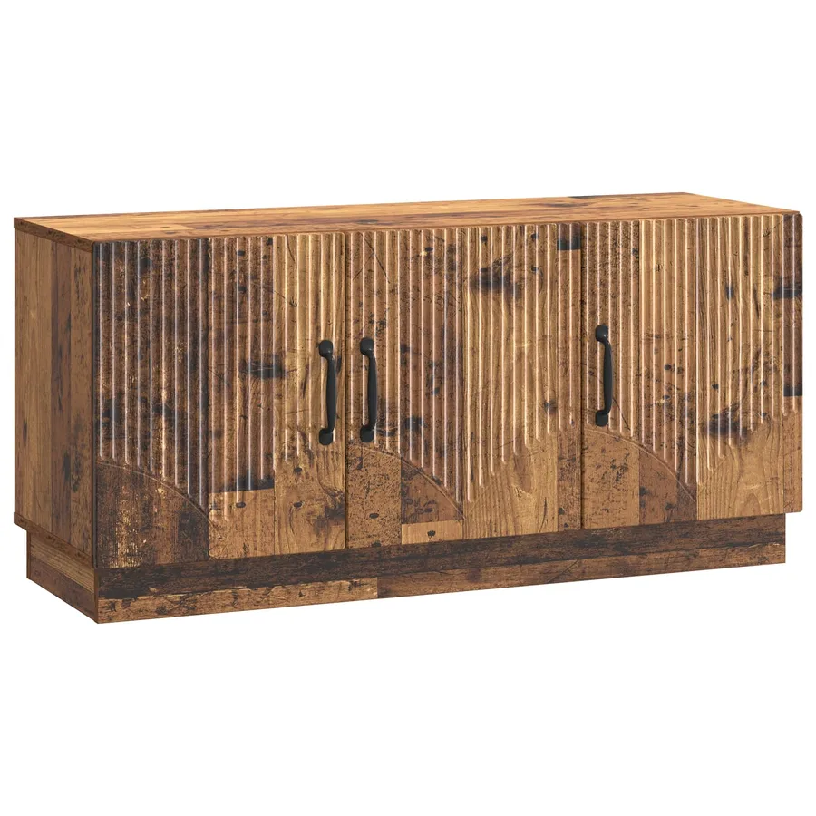 Meuble TV Bois ancien 99 x 34,5 x 47 cm Bois d'ingénierie - 2