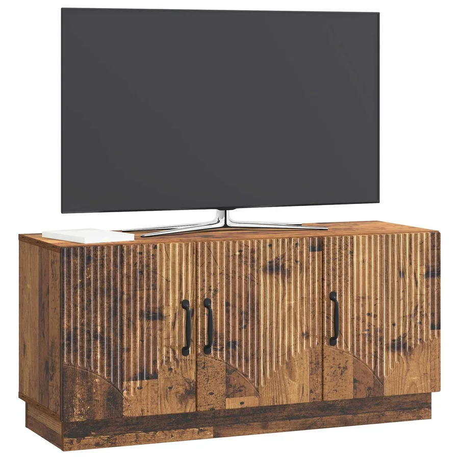 Meuble TV Bois ancien 99 x 34,5 x 47 cm Bois d'ingénierie - 3