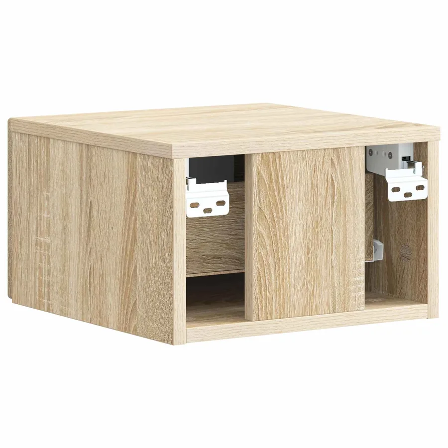 Cabinet de chevet mural Chêne Sonoma 33 x 34,5 x 20 cm - 7