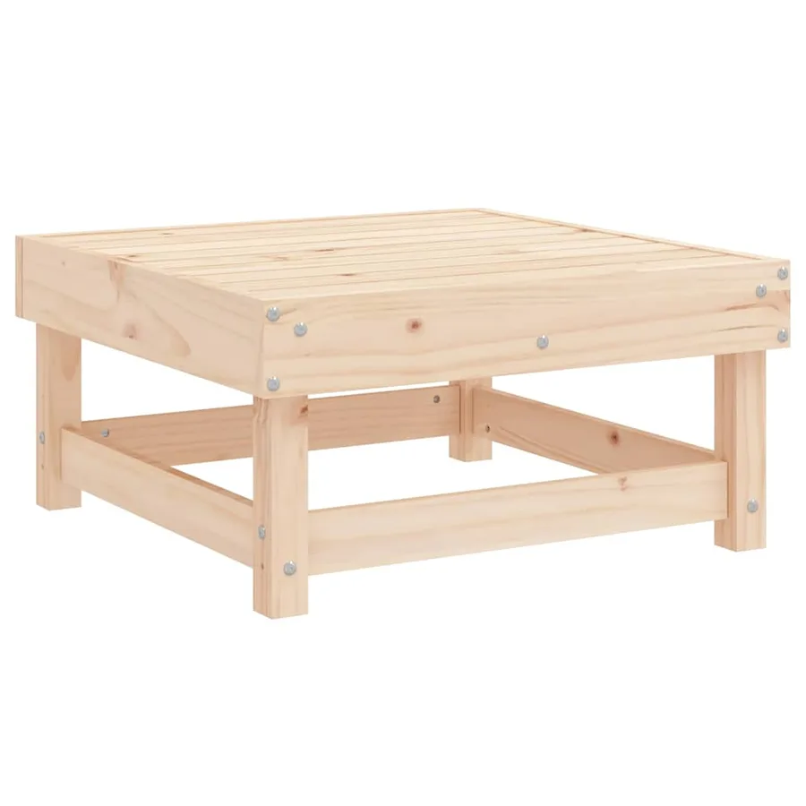 Salon de jardin 11 pcs Bois de pin massif - 3
