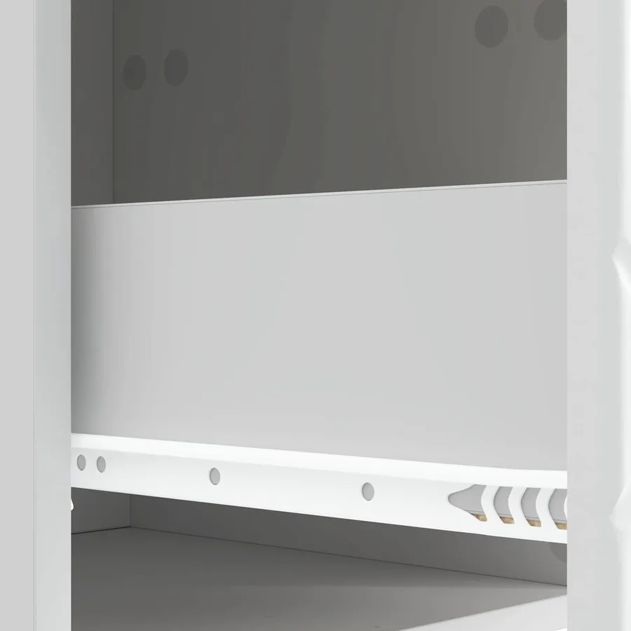 Table d'appoint murale 2 pcs Blanc 34,5 x 33 x 20 cm - 8