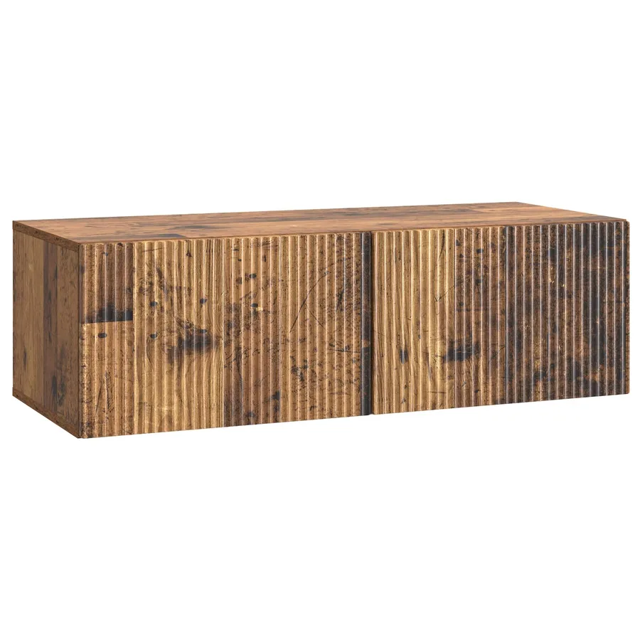 Meuble TV mural Bois ancien 98 x 41 x 30 cm Bois d'ingénierie - 2