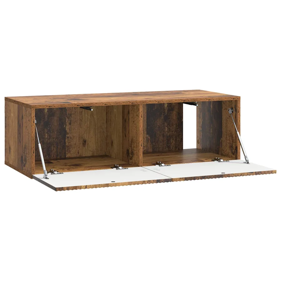 Meuble TV mural Bois ancien 98 x 41 x 30 cm Bois d'ingénierie - 5