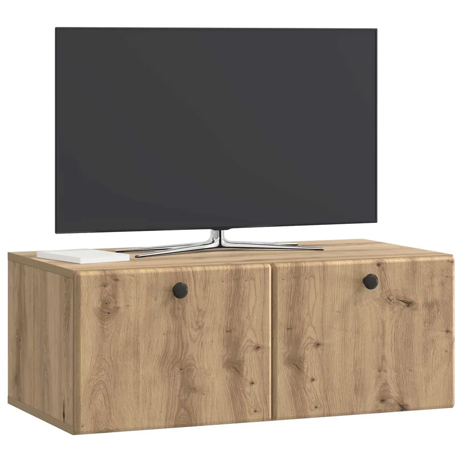 Meuble TV mural 78,5 x 41 x 30 cm Chêne artisanal - 3