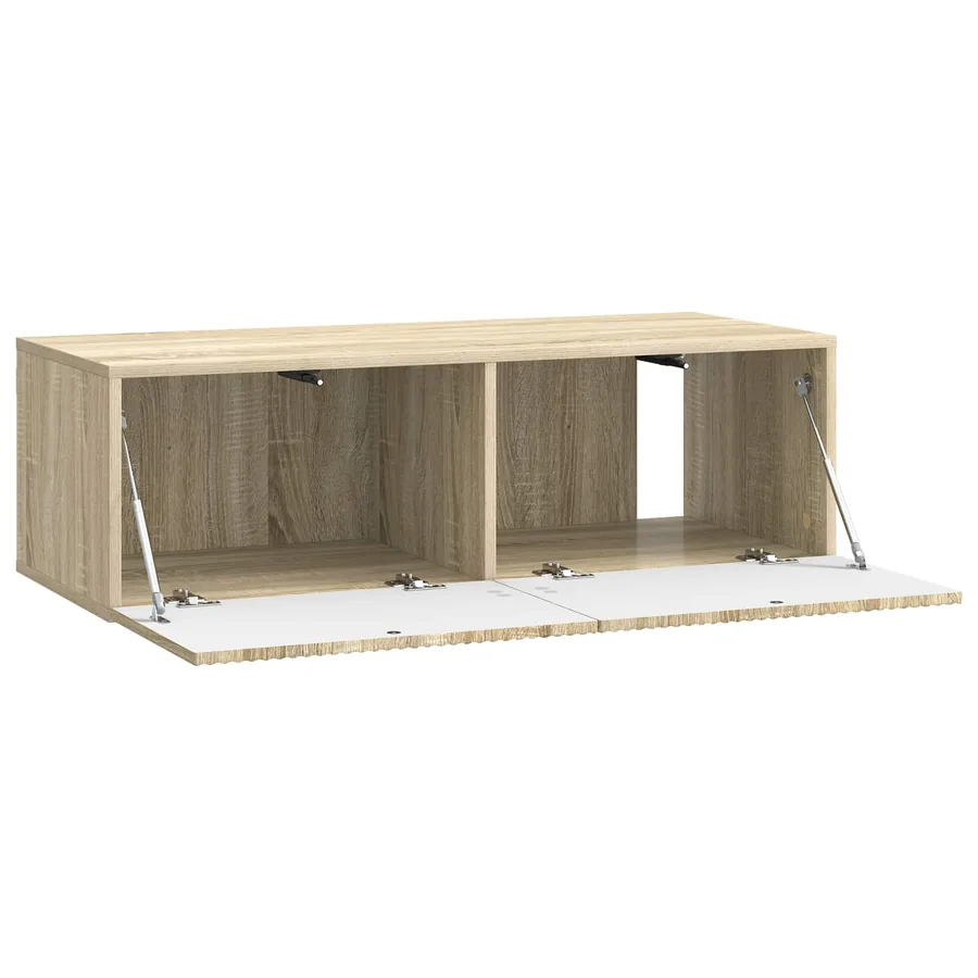 Meuble TV mural Chêne Sonoma 98 x 41 x 30 cm Bois d'ingénierie - 5