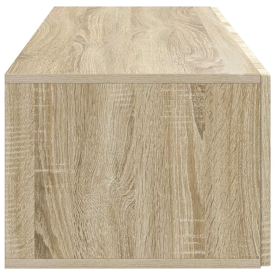 Meuble TV mural Chêne Sonoma 98 x 41 x 30 cm Bois d'ingénierie - 7