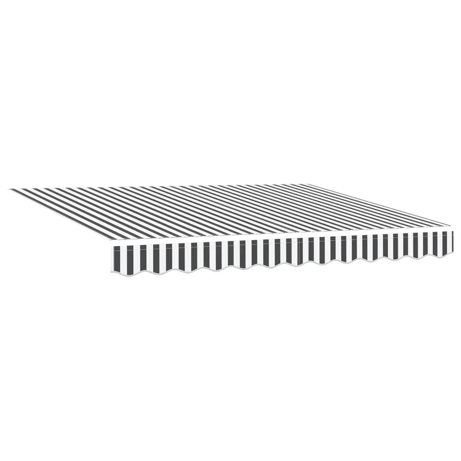 Auvent rétractable électrique Anthracite et blanc 3 x 2 m - 4