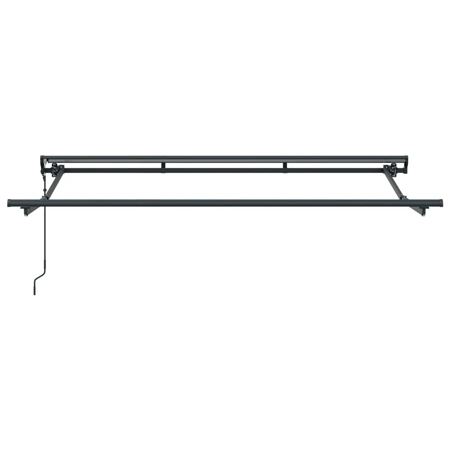 Auvent rétractable électrique Anthracite et blanc 3 x 2 m - 5
