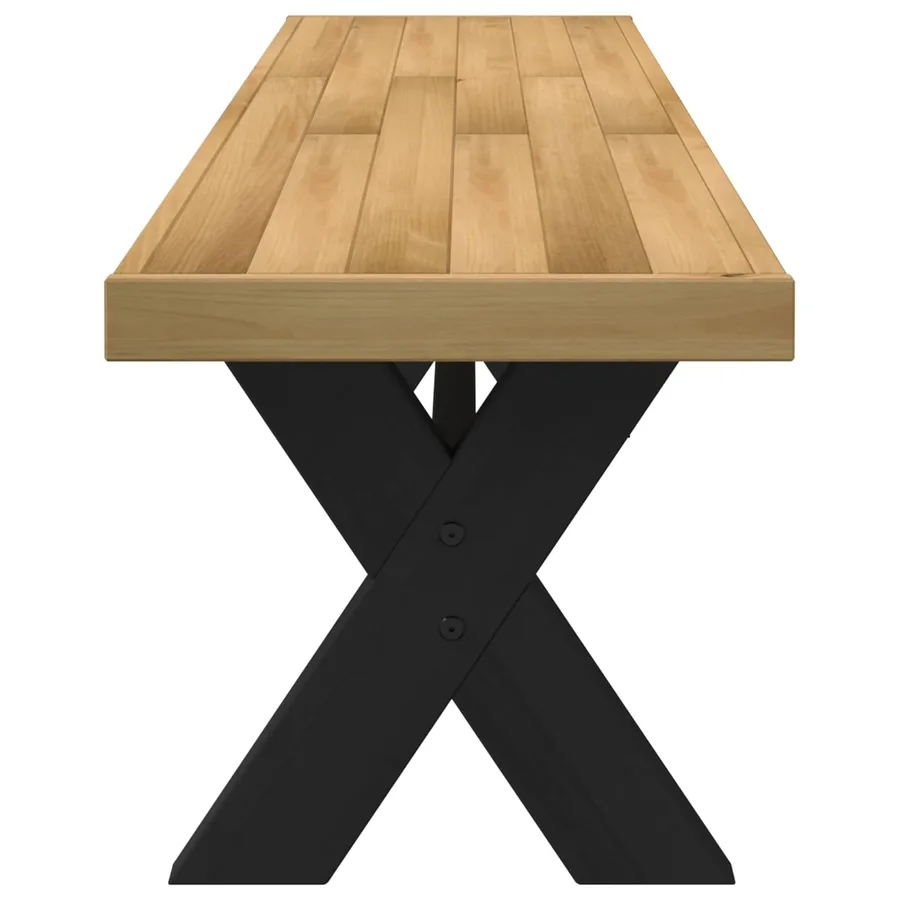Banc de salle à manger NOAIN 160 x 41 x 45 cm Pin massif - 4