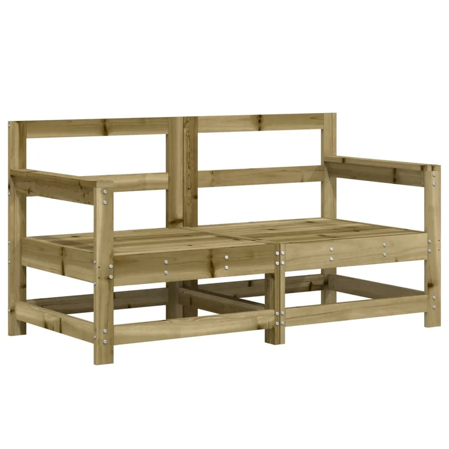 Salon de jardin 6 pcs bois de pin imprégné - 4