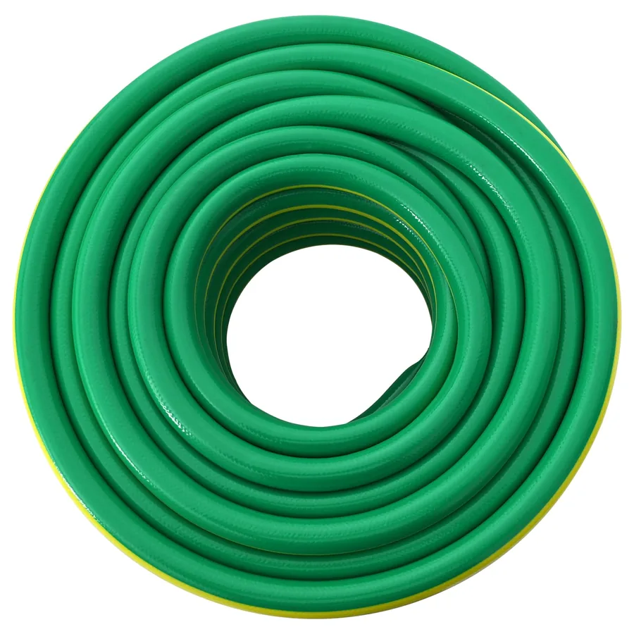 Tuyau de jardin 5 couches Vert et jaune 1" 30 m PVC - 3
