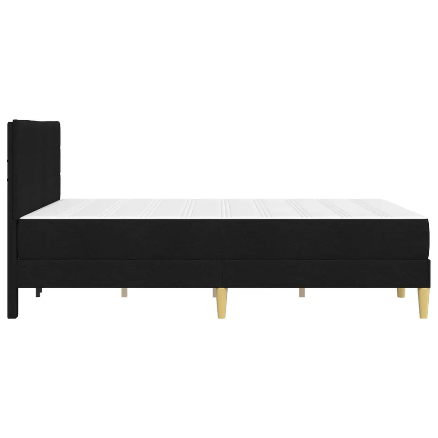 Cadre de lit Noir 120 x 190 cm Polyester - 7
