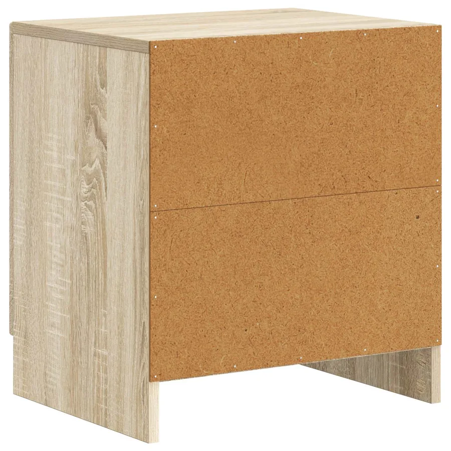 Cabinet de chevet 2 pcs Chêne Sonoma 43 x 34,5 x 47 cm - 9