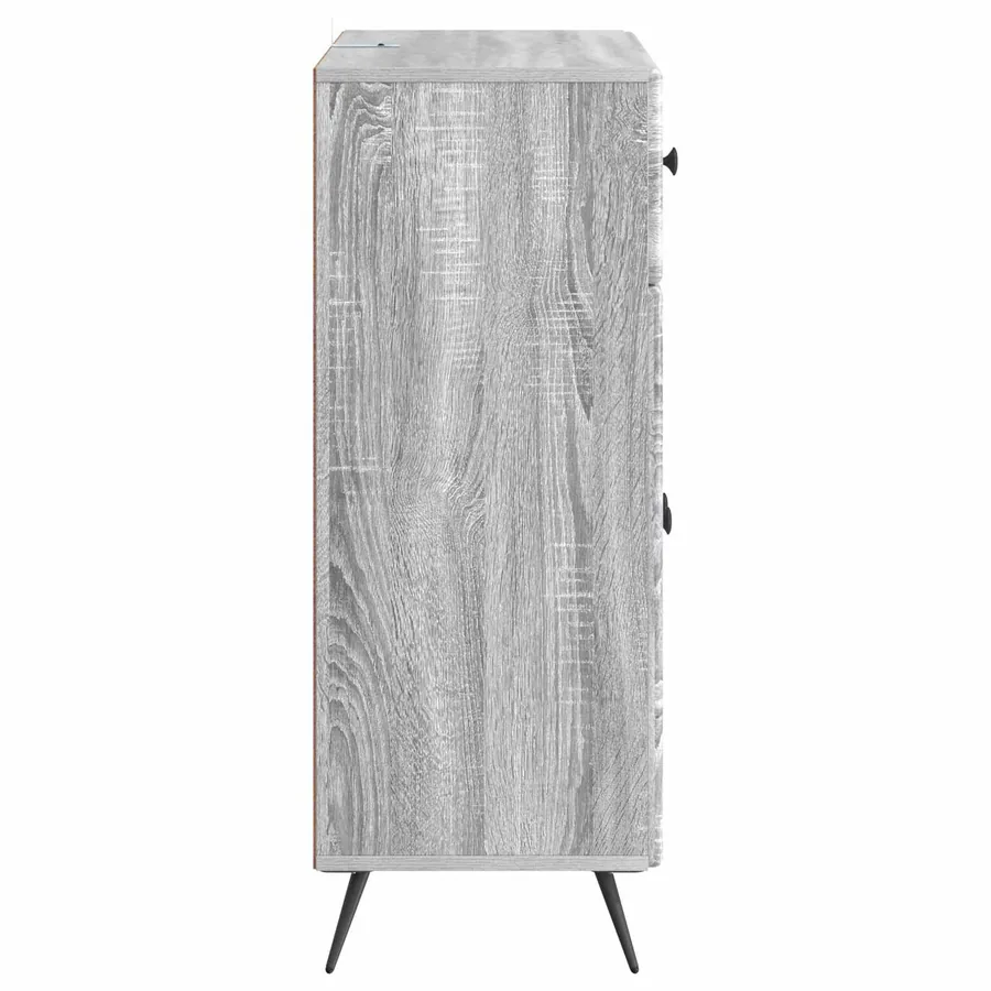 Buffet Sonoma gris 66 x 34,5 x 90 cm Bois d'ingénierie - 7