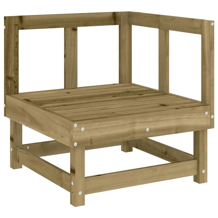 Salon de jardin 4 pcs bois de pin imprégné - 3