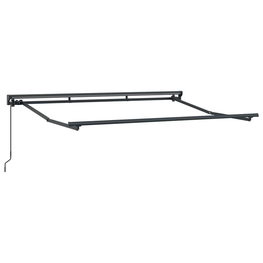Auvent rétractable manuel Anthracite 3,5 x 2 m - 3