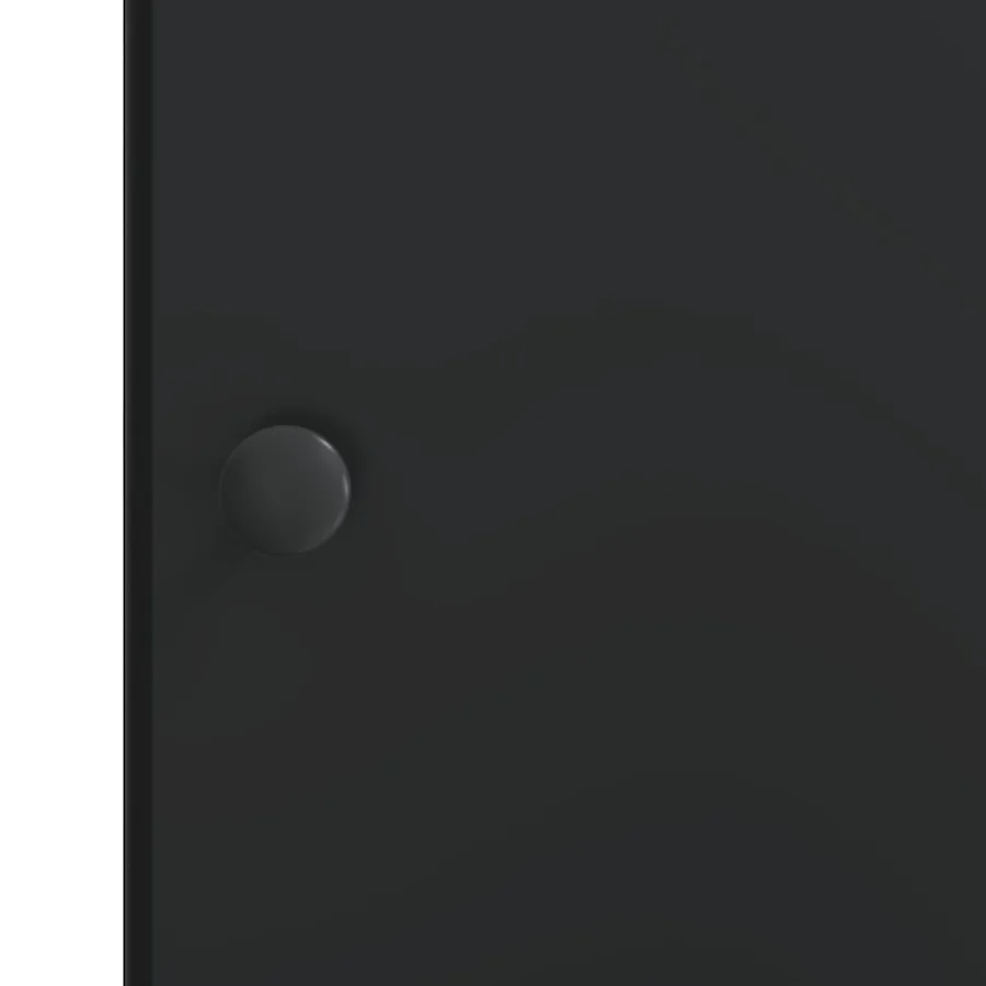 Buffet Noir 33 x 34,5 x 90 cm Bois d'ingénierie - 8