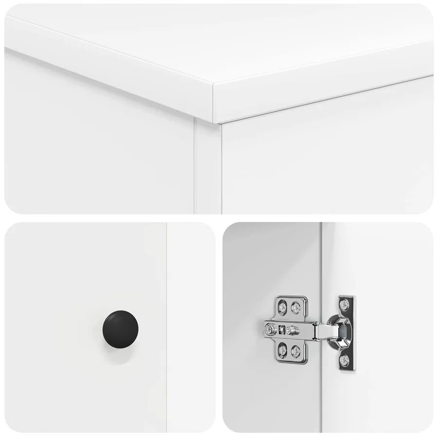 Armoire de salle de bain Blanc 54 x 41 x 70 cm - 8