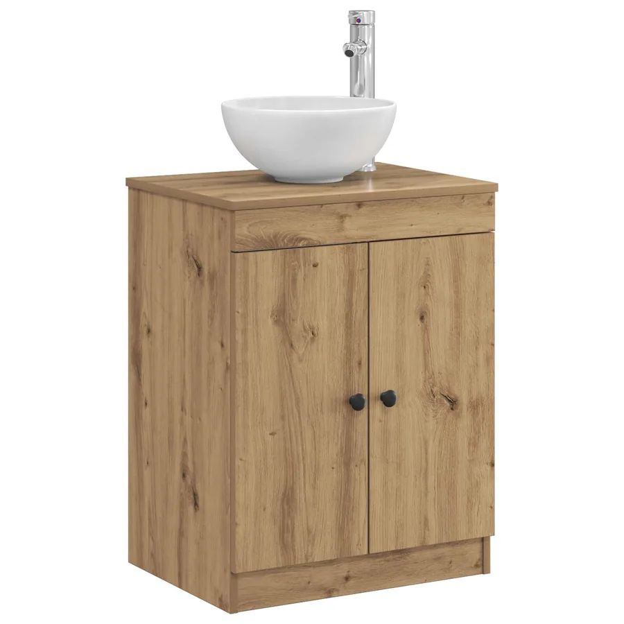 Armoire de salle de bain Chêne artisanal 54 x 41 x 70 cm - 3