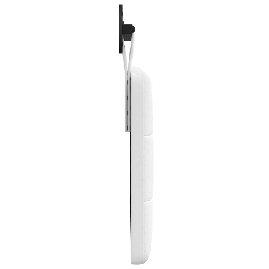 Tête de lit suspendue Blanc Tissu - 6