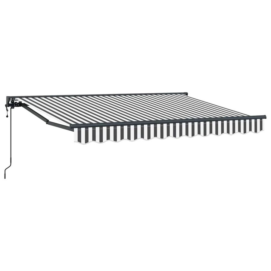 Auvent rétractable électrique Anthracite et blanc 2,5 x 2 m - 2