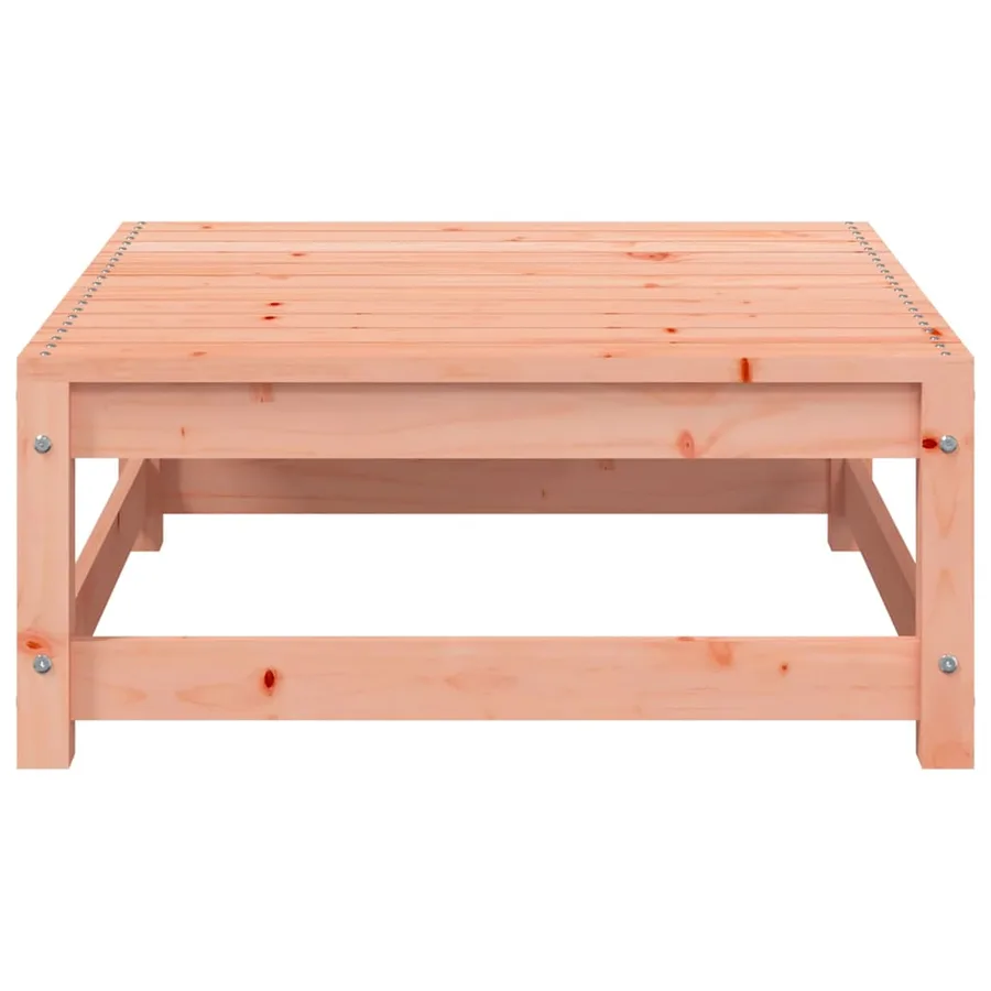 Repose-pied de jardin 70x70x30 cm massif de douglas - 4