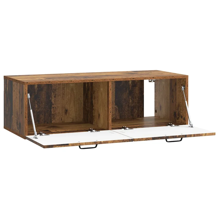 Meuble TV mural Bois ancien 98 x 41 x 30 cm Bois d'ingénierie - 5