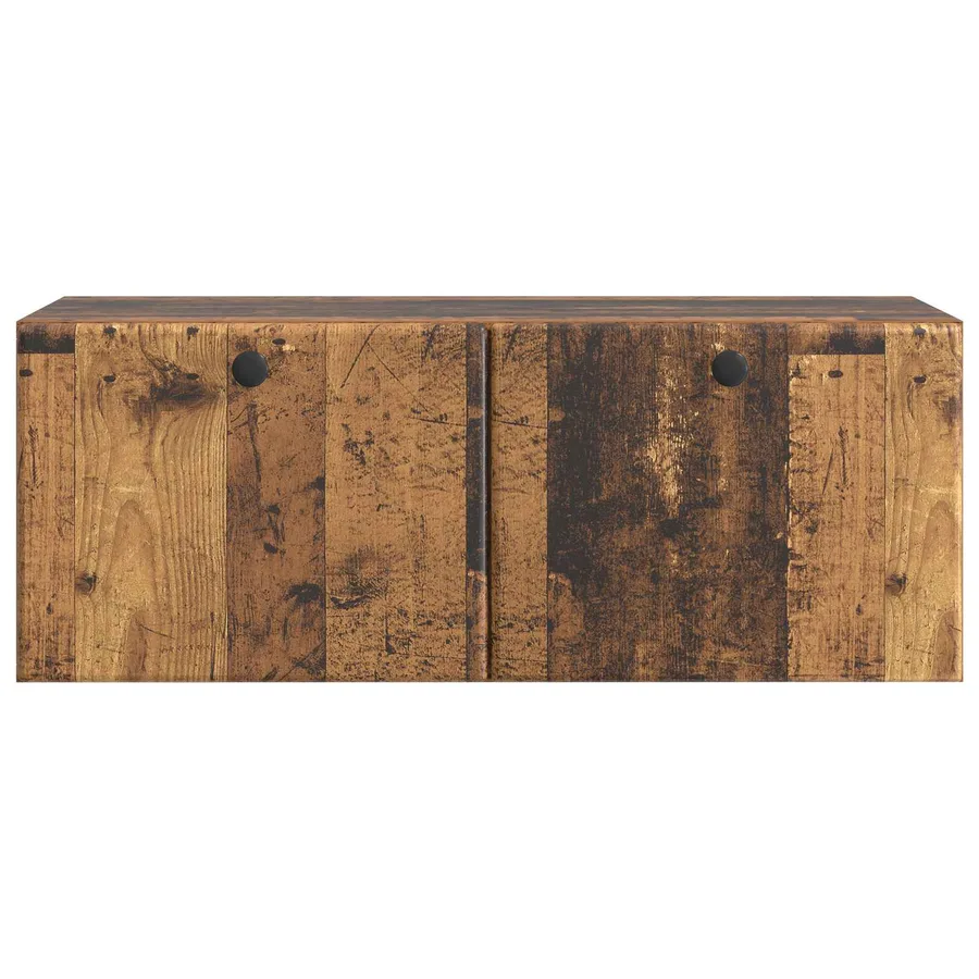 Meuble TV mural 78,5 x 31 x 30 cm Bois ancien Bois d'ingénierie - 6