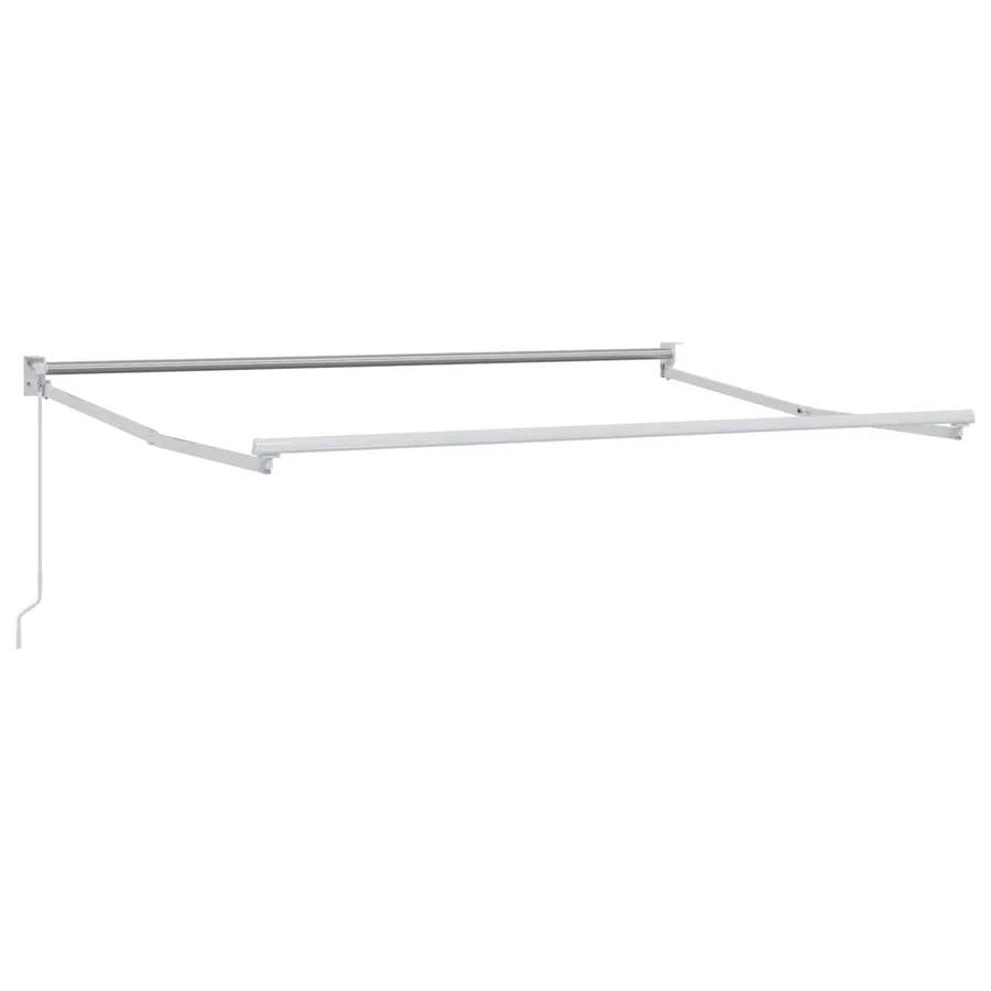 Auvent rétractable Jaune et blanc 3,5 x 2 m - 3
