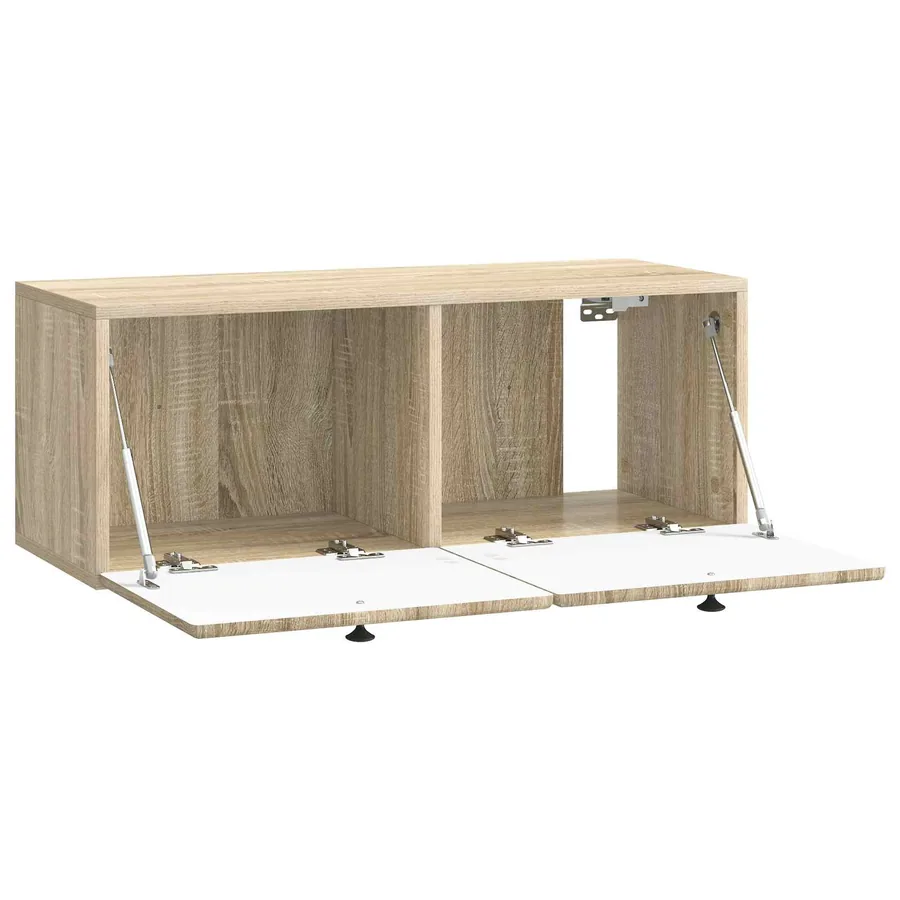 Meuble TV mural 78,5 x 31 x 30 cm Chêne Sonoma - 5
