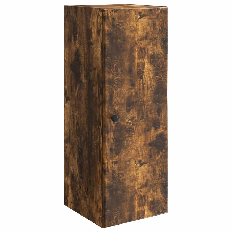 Armoire Murale Chêne fumé 33 x 34,5 x 90 cm Bois d'ingénierie - 2