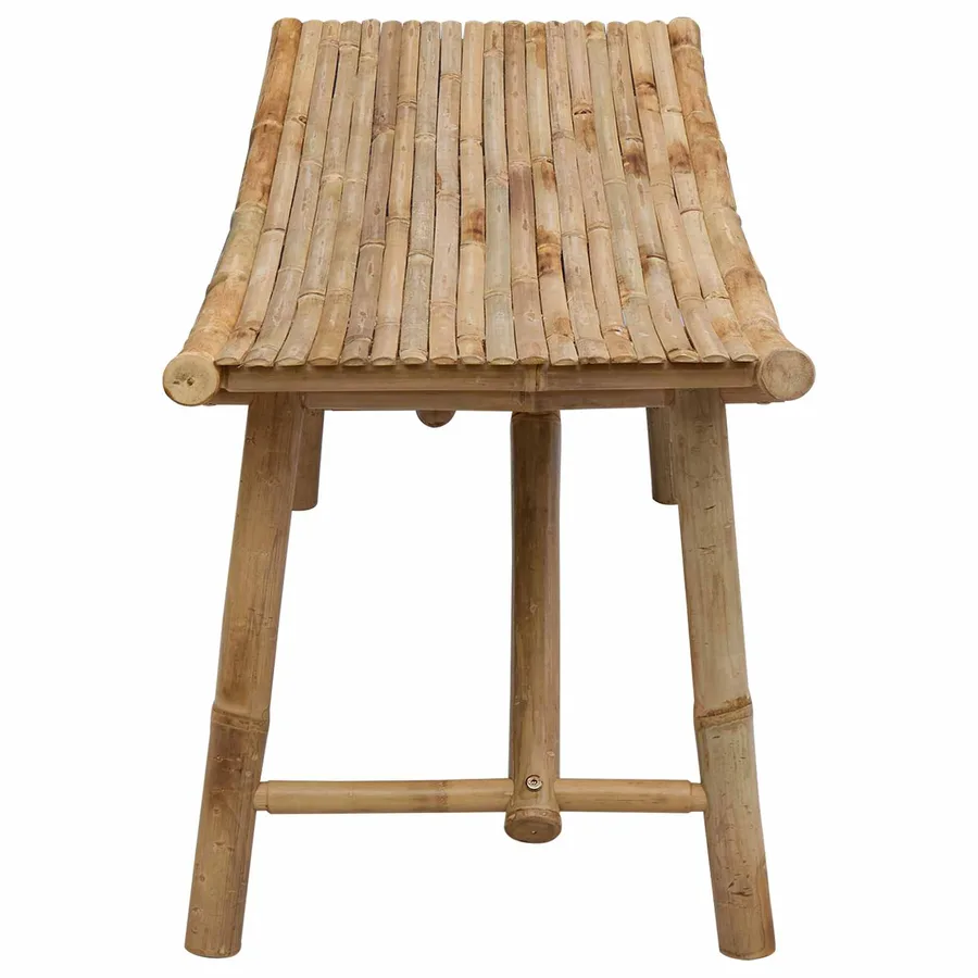 Banc de jardin Naturel 110 x 45 x 50 cm Bambou - 5