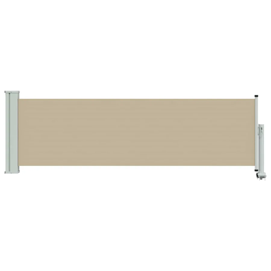 Auvent latéral 100 x 300 cm 100% polyester fer acier - 2