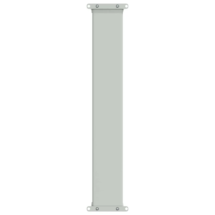 Auvent latéral 100 x 300 cm 100% polyester fer acier - 4
