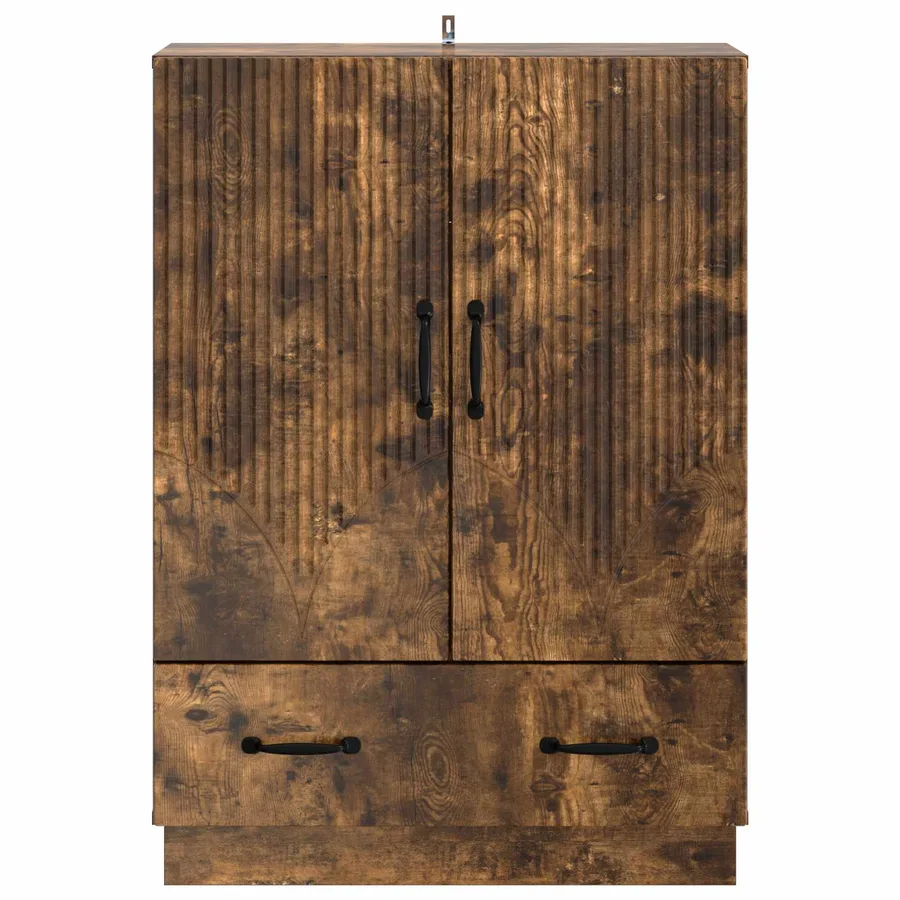 Buffet Chêne fumé 66 x 34,5 x 92 cm Bois d'ingénierie - 5